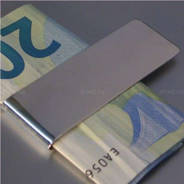 Money clip Geldscheinklammer 925 Sterling Silber