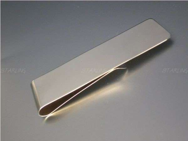 Money clip Geldscheinklammer 925 Sterling Silber