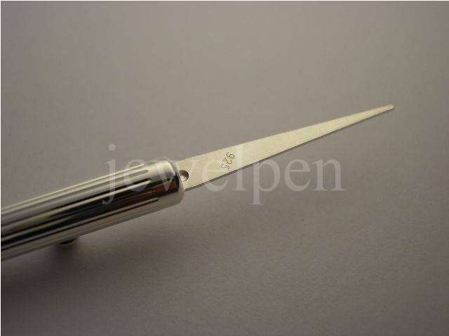 ZAHNSTOCHER 925 STERLING SILBER--KLASSISCHES FADENGUILLOCHE--SPITZE UND HÜLSE AUS 925 STERLING SILBER – Bild 5