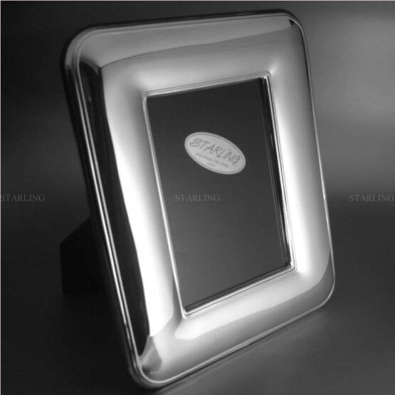 FOTORAHMEN BILAMINIERTES FEINSILBER Ag--SMOOTH AND PLAIN--BREITE HOCHGLANZ POLIERTE LEISTE--MAHAGONI HOLZRÜCKEN--10×15 – Bild 2