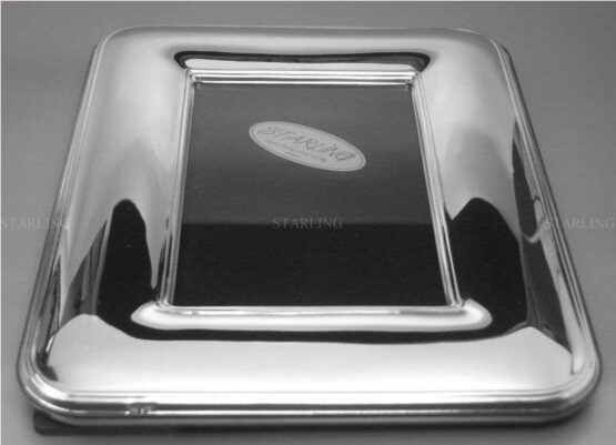 FOTORAHMEN BILAMINIERTES FEINSILBER Ag--SMOOTH AND PLAIN--BREITE HOCHGLANZ POLIERTE LEISTE--MAHAGONI HOLZRÜCKEN--10×15 – Bild 5
